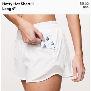 Lululemon hotty hot short
